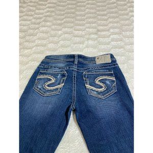 Silver Women Aiko Baby Boot Medium Wash 28x33